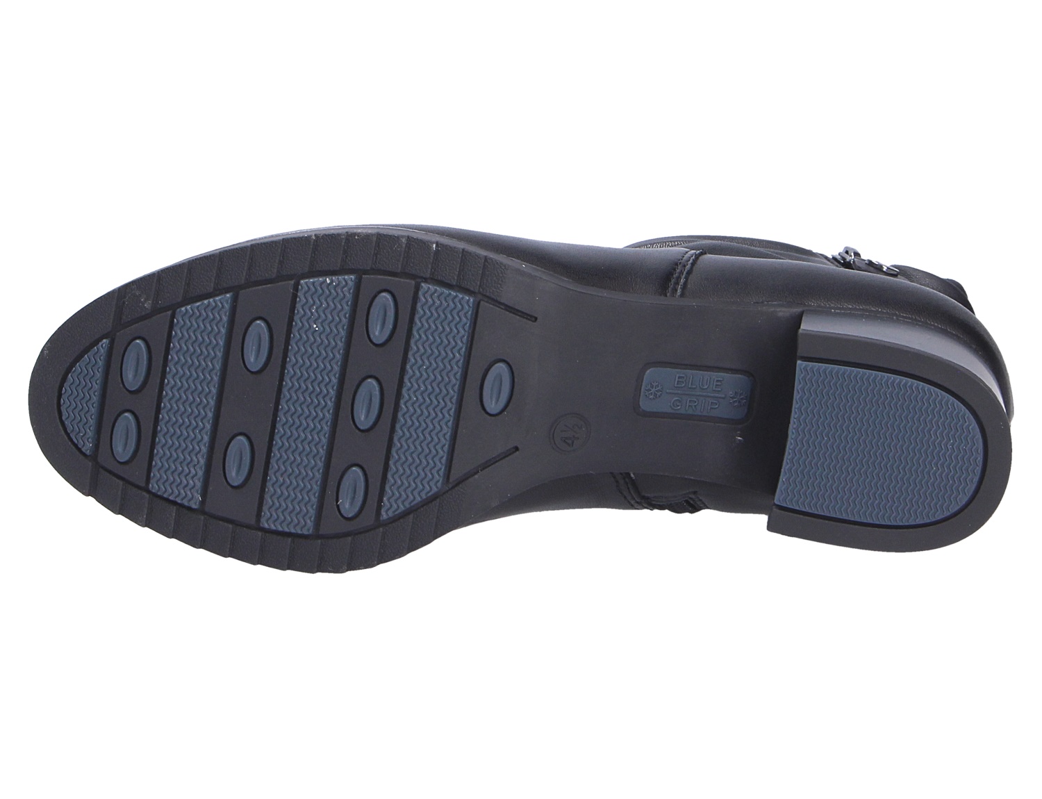 Unteransicht der Caprice Damen Stiefel mit rutschhemmender Profilsohle und Blue Grip für sicheren Halt