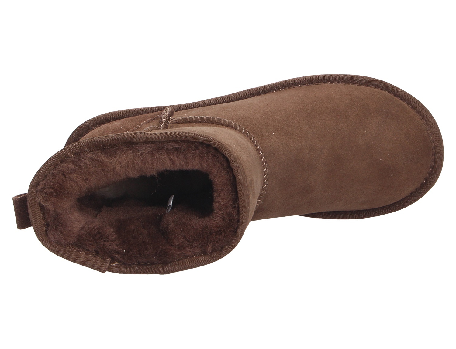 Ara ALASKA braune Winterstiefelette aus Veloursleder mit weichem, warmem Innenfutter, Draufsicht