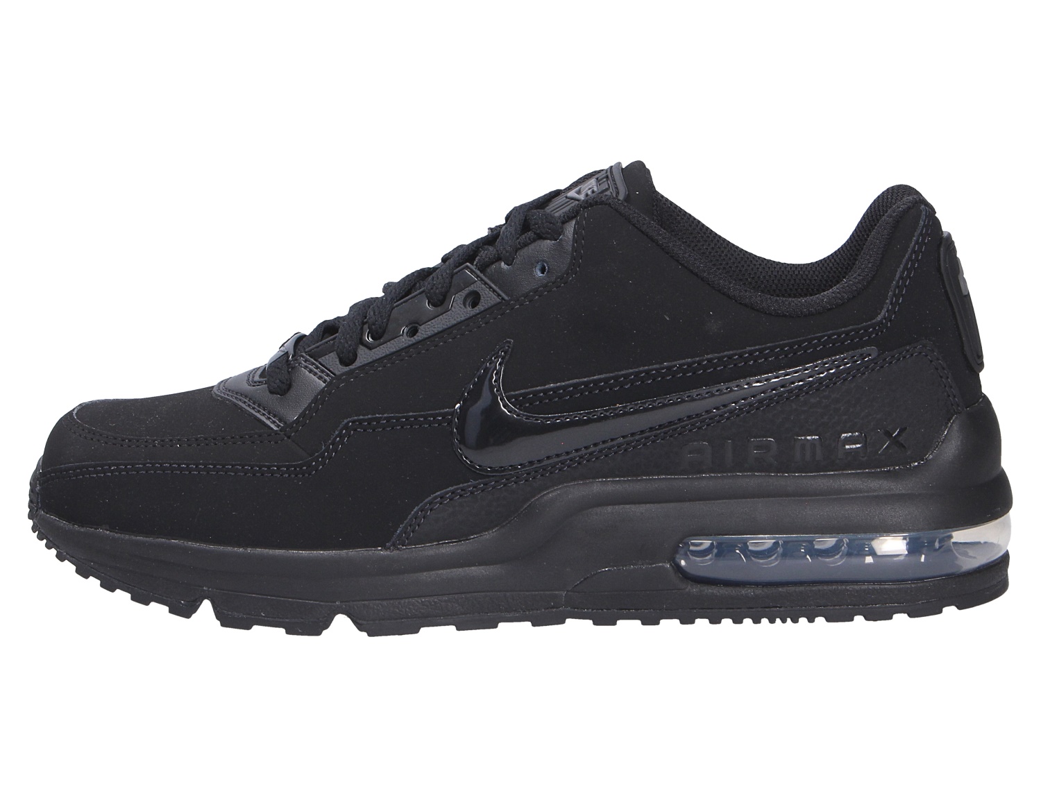 Nike Air Max LTD 3 Herren-Sneaker in Schwarz mit sichtbarem Air-Element, Seitenansicht