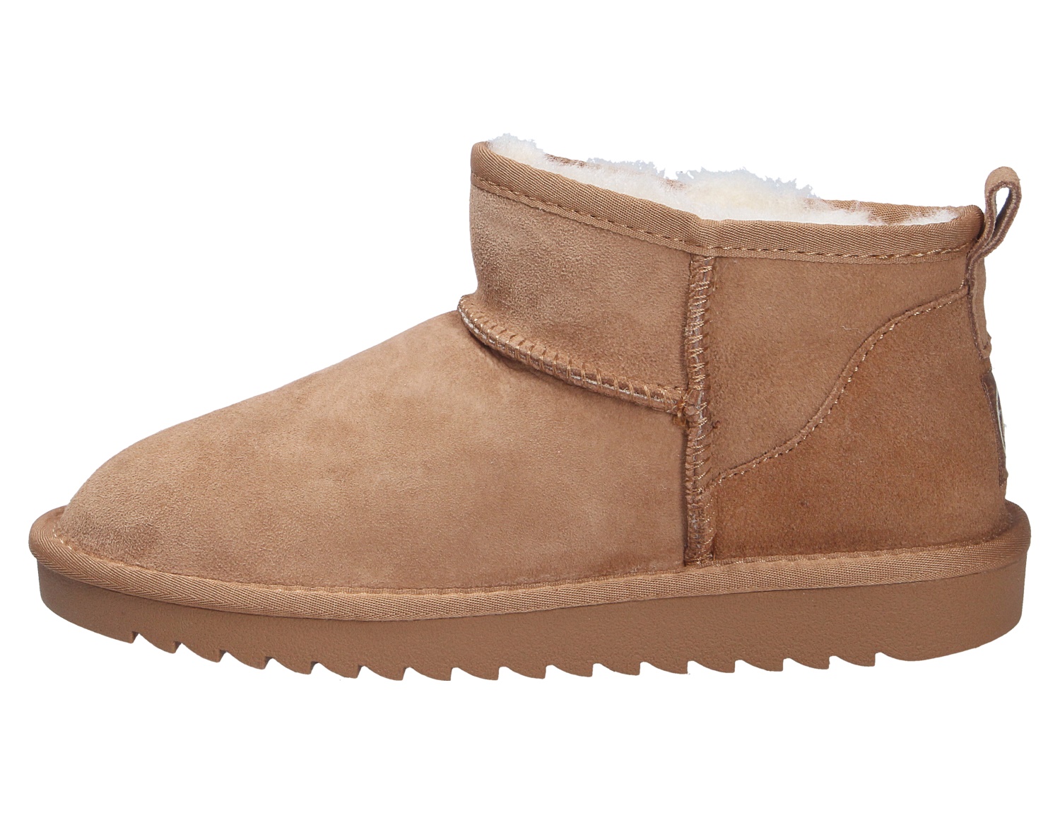Ara ALASKA kurzer Winterboot in Camel aus Veloursleder mit weichem Innenfutter und profilierter Sohle