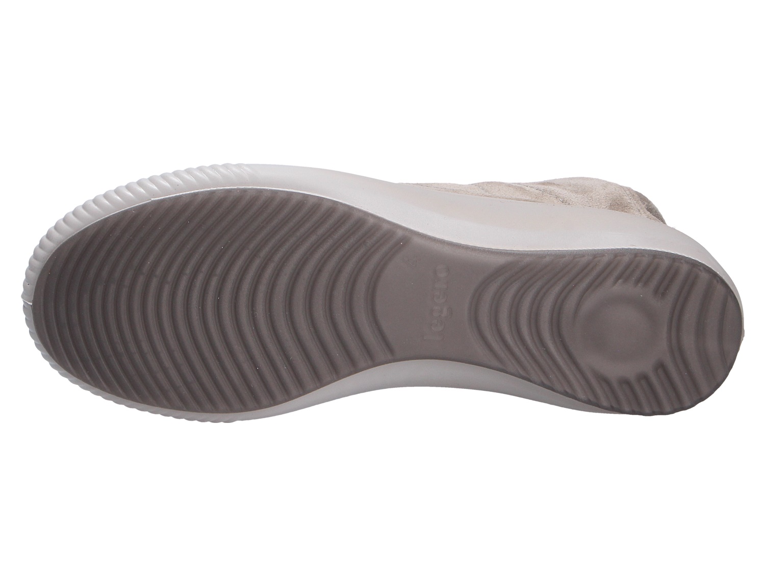 Unteransicht der profilierten Schuhsohle des Legero TANARO 5.0 mit rutschhemmendem Laufsohlen-Design