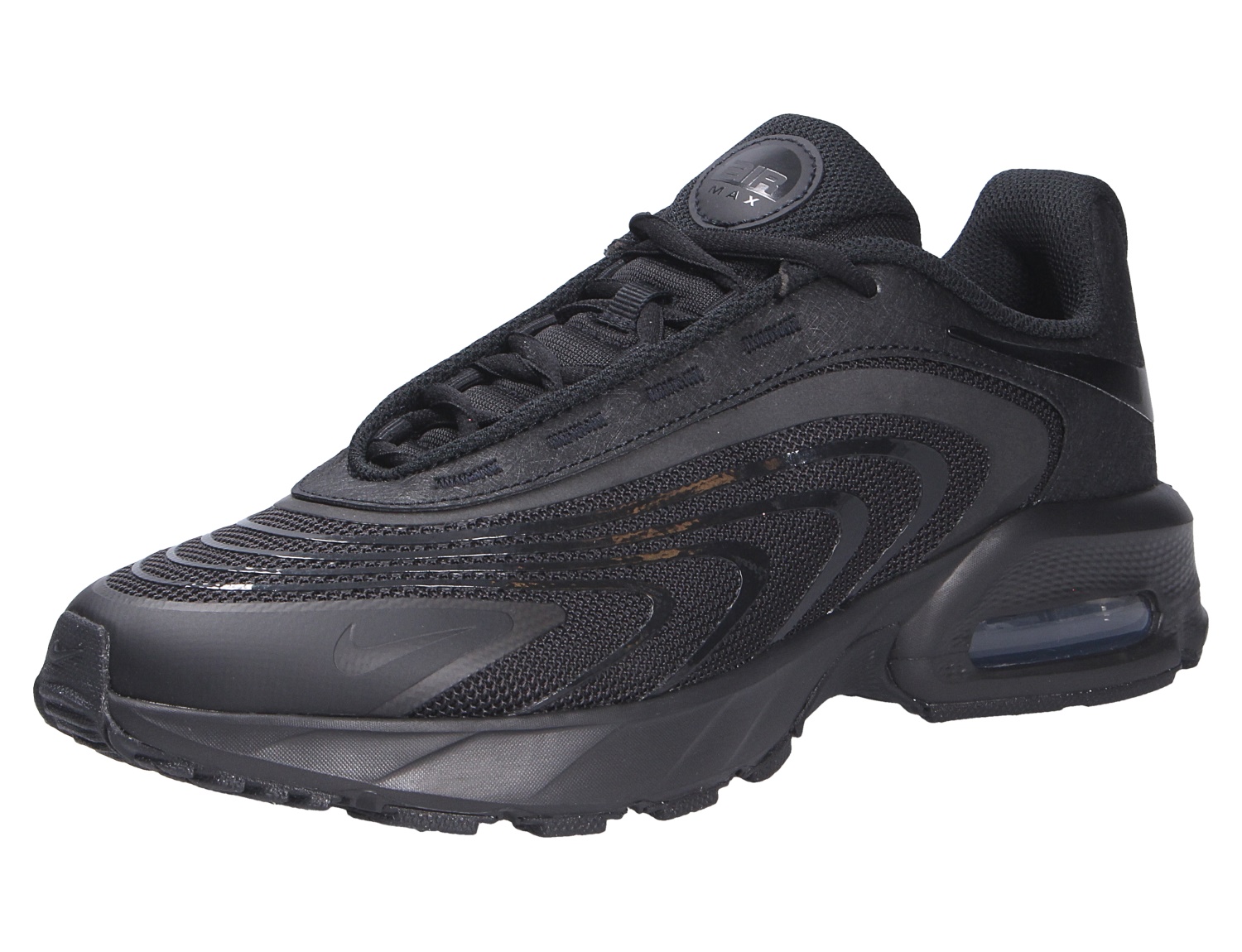 Nike AIR Max Fire Herren-Sneaker in Schwarz, sportlicher Freizeitschuh mit sichtbarer Air-Max-Dämpfung und modernem urbanem Design