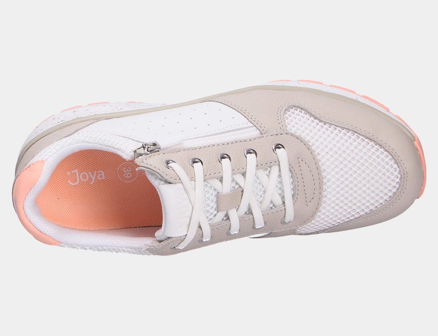 DYNAMO ZIP w white/beige