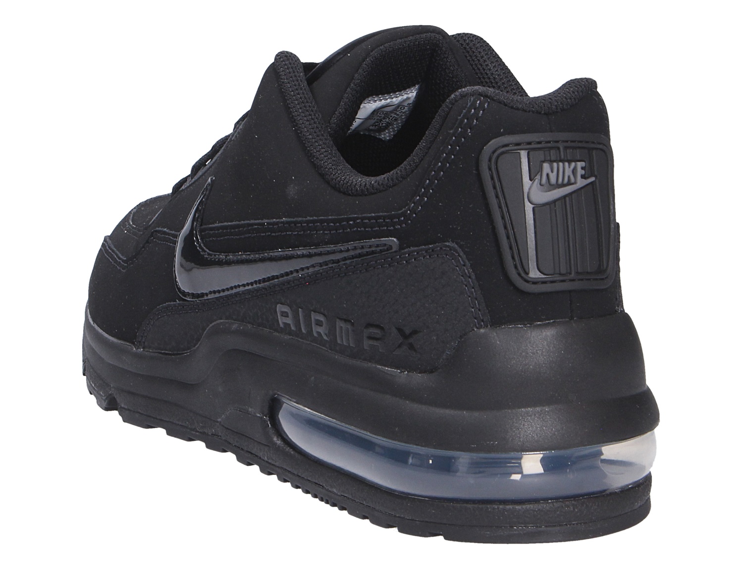 Nike Air Max LTD 3 in Schwarz, sportlicher Sneaker in Rückansicht mit Nike-Logo und sichtbarer Air-Max-Sohle