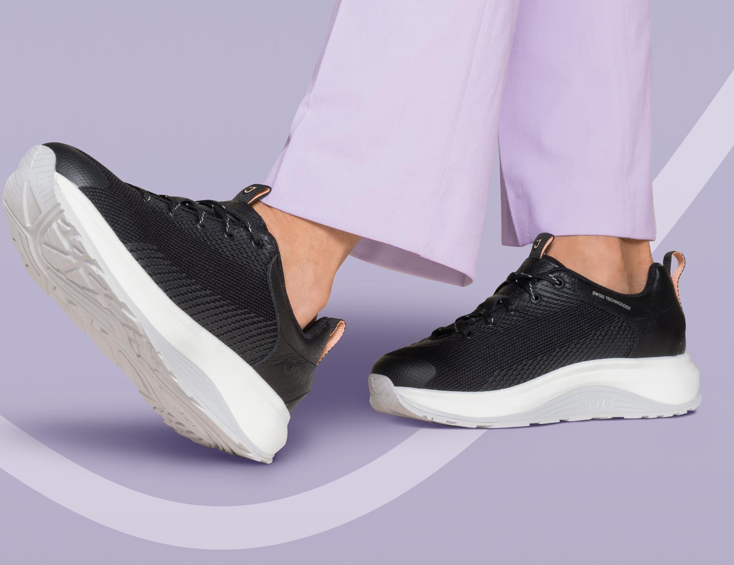 JOYA Damen Schnürschuhe